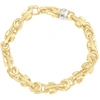 Pompeii3 Men's 14k Gold (46gram) Or Platinum (86gram) 10mm Link Bracelet 8.5" In Gold