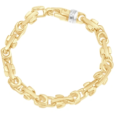 Pompeii3 Men's 14k Gold (46gram) Or Platinum (86gram) 10mm Link Bracelet 8.5"