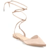 Journee Collection Collection Women's Tru Comfort Foam Theia Flat In Brown