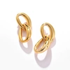 Sohi Gold Plated Designer Drop Earring In Silver