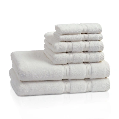 Superior Modern Smart Dry Absorbent Zero-twist 6-piece Towel Set