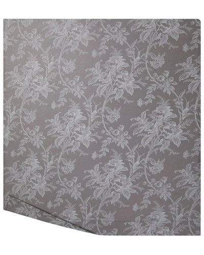 Yves Delorme Aurore Platine Flat Sheet In Grey