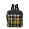 MKF COLLECTION BY MIA K NISHI NYLON PLAID BACKPACK FOR WOMEN'S