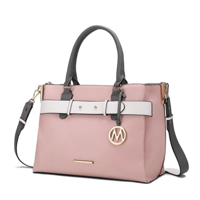 Mkf Collection By Mia K Jamie Satchel Handbag For Women's In Pink