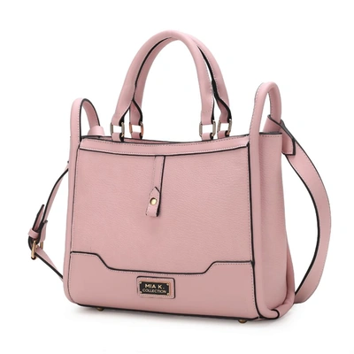Mkf Collection By Mia K Melody Vegan Leather Tote Handbag For Women's In Pink