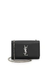 SAINT LAURENT Small Kate Monogram Leather Chain Shoulder Bag