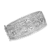 Ross-simons Sterling Silver Filigree Bangle Bracelet In Silver