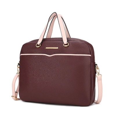Mkf Collection By Mia K Rose Briefcase Handbag In Red
