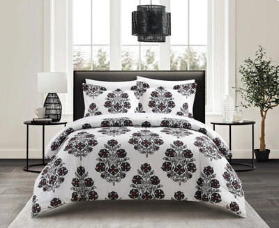 Chic Home Yasmeen 3-piece Duvet Cover Set In Grey