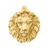 Ross-simons Italian 14kt Yellow Gold Lion Slide Pendant In Gold