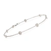 Ross-simons Diamond Bracelet In 14kt White Gold In Silver