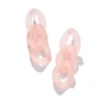 Sohi Pink Color Trendy Designer Drop Earring For Women's In Pink