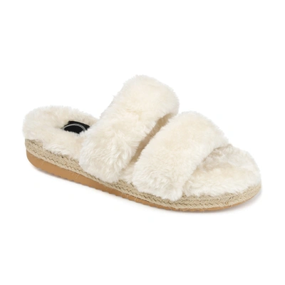 Journee Collection Collection Women's Faux Fur Relaxx Slipper In Multi