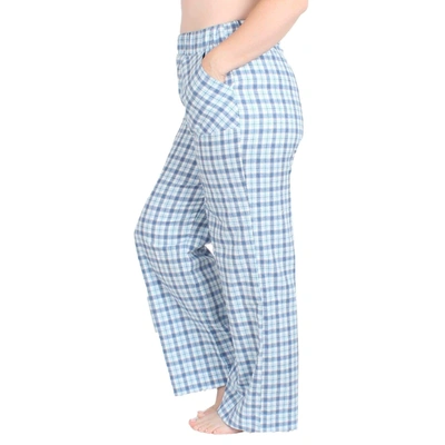 Undersummers By Carrierae Plaid Flannel Lounge Pant In Multi