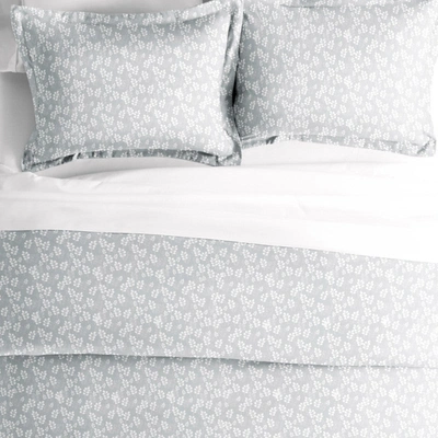 Ienjoy Home Wheatfield Pale Blue Pattern Duvet Cover Set Ultra Soft Microfiber Bedding, King/cal-king