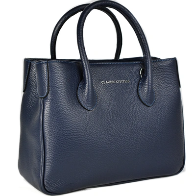 Claudio Civitico Hestia Crossbody Bag In Blue