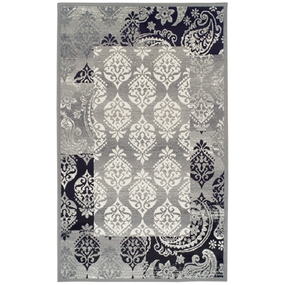 Superior Mystique Modern Damask Oriental Polypropylene Indoor Area Rug Or Runner