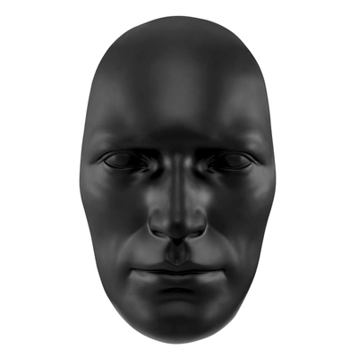 Finesse Decor Sumerian Masculine Face In Black