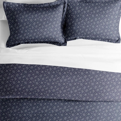 Ienjoy Home Midnight Blossoms Navy Pattern Duvet Cover Set Ultra Soft Microfiber Bedding, King/cal-king In Blue
