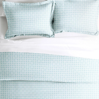 Ienjoy Home Starlight Aqua Pattern Duvet Cover Set Ultra Soft Microfiber Bedding, Twin/twinxl In Blue