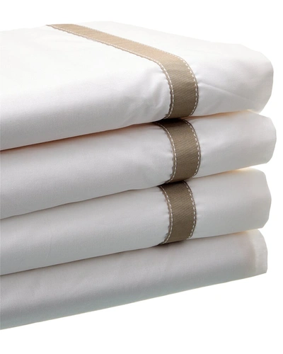 Maurizio Italy Notting Hill Sheet Set In Brown