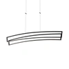 VONN LIGHTING SIRIUS VMC33440BL 46" INTEGRATED LED LINEAR CHANDELIER LIGHTING FIXTURE IN BLACK