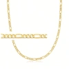 Ross-simons 14kt Yellow Gold 4.2mm Figaro-link Chain Necklace In Gold