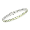 Ross-simons Amethyst Tennis Bracelet In Sterling Silver In Silver