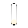 Vonn Lighting Capri Vcp2105bl 7" Integrated Led Pendant Lighting Fixture In Black With Glass Shade
