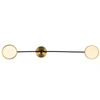 Vonn Lighting Torino Vaw1192ab 39" Integrated Led Wall Sconce Lighting Fixture With Rotating Led Circular Disks In