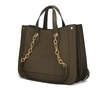 Mkf Collection By Mia K Stella Vegan Leather Women's Tote Bag In Green