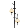 VONN LIGHTING LECCE VAF5222BL 70" HEIGHT INTEGRATED LED FLOOR LAMP WITH GLASS SHADES IN BLACK