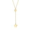 Rs Pure Ross-simons Italian 14kt Yellow Gold Star Lariat Necklace In Gold