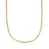 Ross-simons 5.5mm 14kt Yellow Gold Rope Chain Necklace In Gold