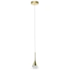 Vonn Lighting Amalfi Vap2211gl 4.75" Integrated Led Pendant Lighting Fixture With Cone Shade, Gold