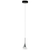 VONN LIGHTING AMALFI VAP2211BL 4.75" INTEGRATED LED PENDANT LIGHTING FIXTURE WITH CONE SHADE, BLACK