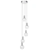 Vonn Lighting Sienna Vac3185ch 5-light Integrated Led Chandelier Lighting Fixture With Globe Shades, Polished Chro