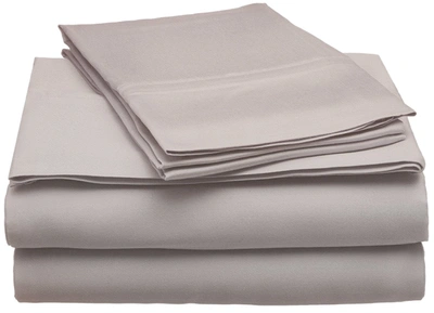 Superior Modal From Beechwood 300-thread Count Solid Deep Pocket Sheet Set In Blue