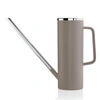 BLOMUS 65409 POLISHED STAINLESS STEEL TAUPE WATERING CAN, 1.5 LTR