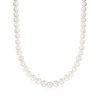 Ross-simons 10-11mm Cultured Pearl Necklace With 14kt Yellow Gold In Gold