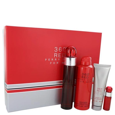 Perry Ellis 541335 3.4 oz Eau De Toilette Spray, 0.25 oz Mini Edt Spray, 6.8 oz Body Spray & 3 oz Shower Gel Gif