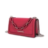 Mkf Collection By Mia K Dora Vegan Leather Crossbody Handbag For Women's In Pink