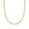 Ross-simons 14kt Yellow Gold Heart-link Necklace In Gold