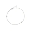 RS PURE BY ROSS-SIMONS DIAMOND ANKLET IN STERLING SILVER