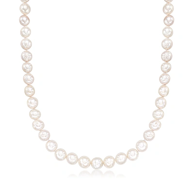Ross-simons 8.5-9.5mm Cultured Pearl Necklace With Sterling Silver