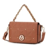 Mkf Collection By Mia K Arabella Vegan Leather Women's Shoulder Handbag In Brown