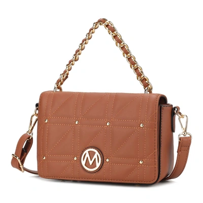 Mkf Collection By Mia K Arabella Vegan Leather Women's Shoulder Handbag In Brown