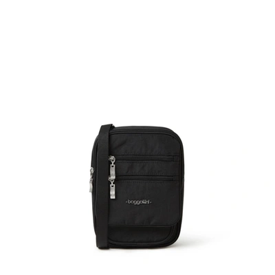 Baggallini Rfid Journey Crossbody Bag In Black