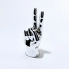 Interior Illusion Plus Interior Illusions Plus Silver Peace Sign Table Top - 8" Tall