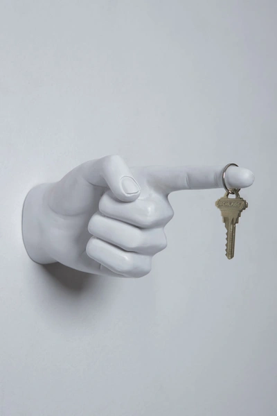Interior Illusion Plus Interior Illusions Plus One Finger Pointing Hand Wall Mount - 8" Long